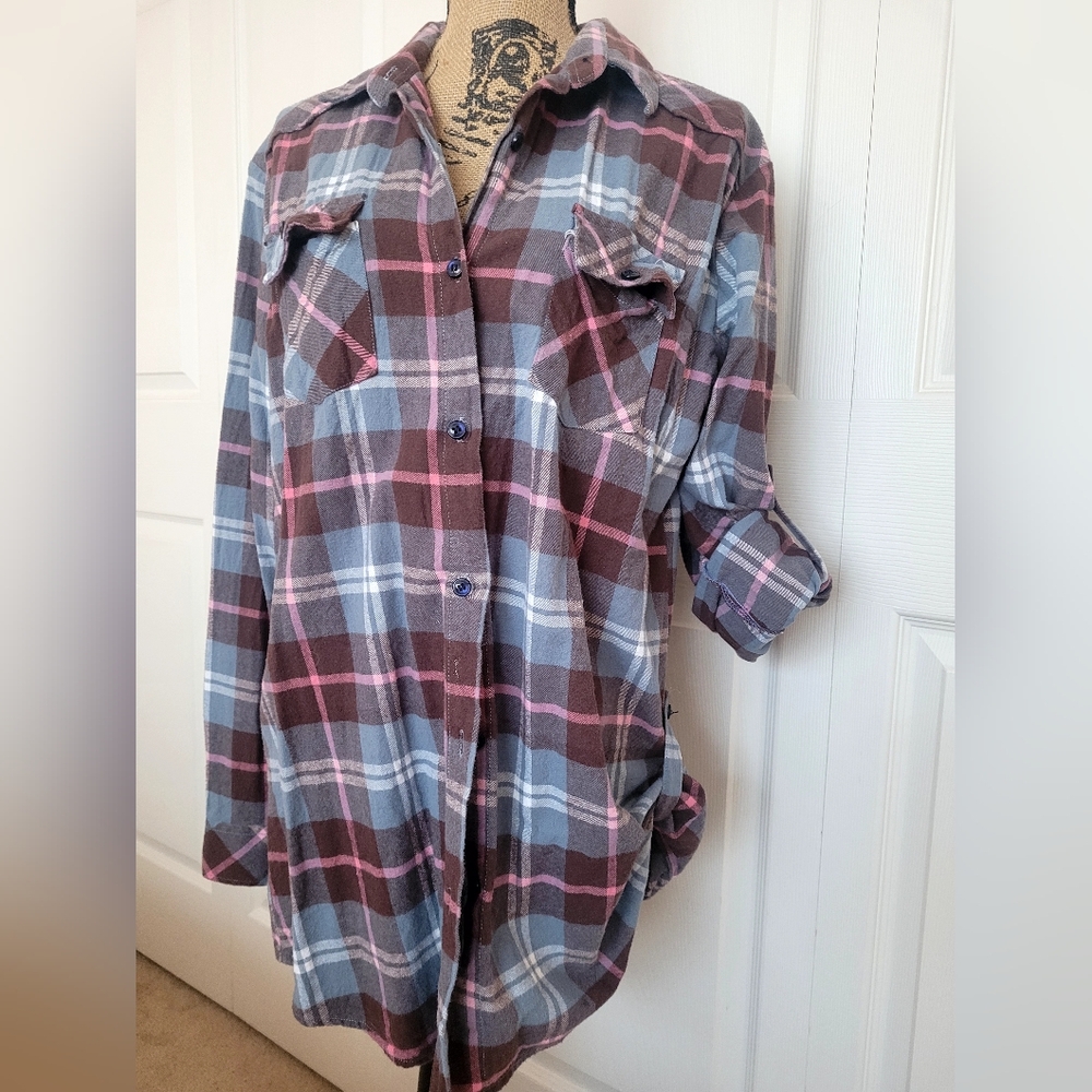 🩷 Matchstick Plaid Shirt